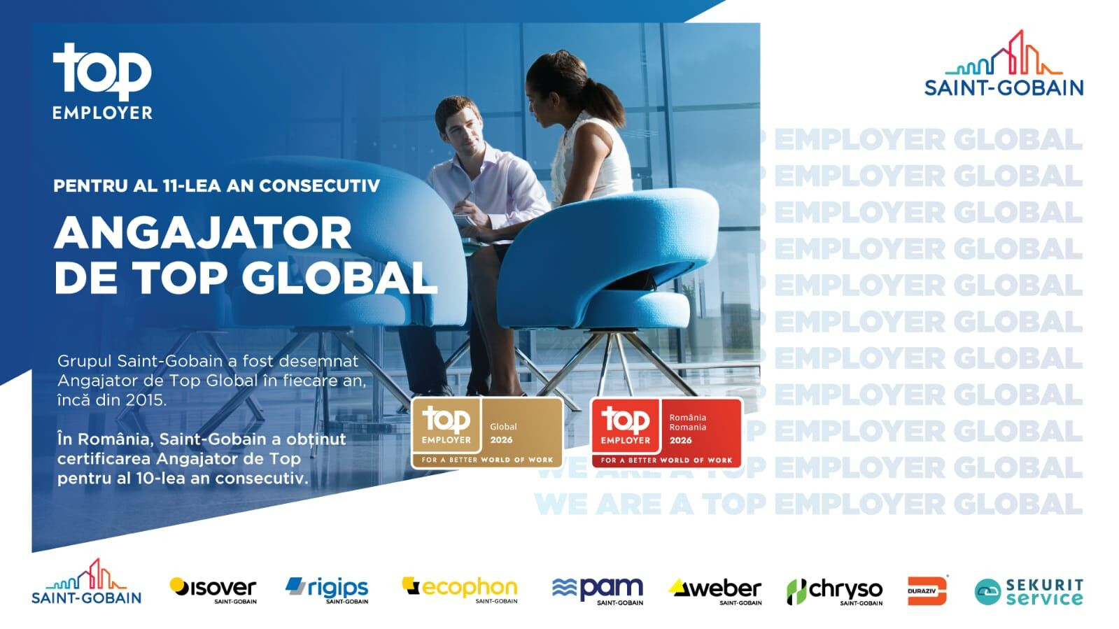 Saint Gobain angajator de top